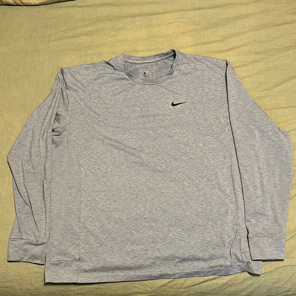 Mens Nike Hyper Dry Long Sleeve Shirt - Picture 1 of 4